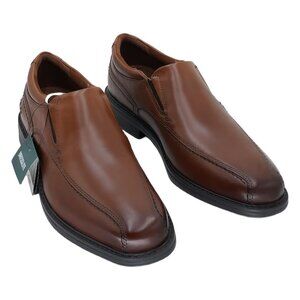 Clarks Dresslite Step Men's Slip-On Dress Shoes Dark Tan US 8M EU 41